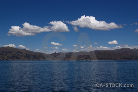 Andes peru lake mountain landscape.
