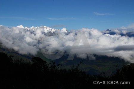 Andes south america mountain cloud snowcap.
