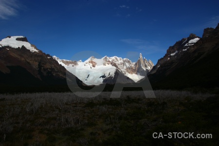 Andes southern patagonian ice field landscape cloud south america.