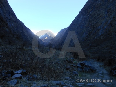 Annapurna sanctuary trek valley modi khola himalayan south asia.