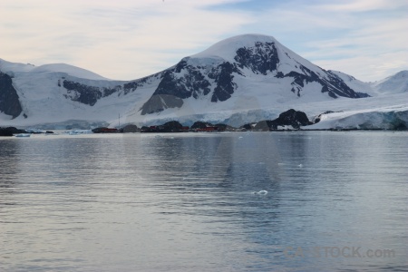 Antarctic peninsula ice antarctica sky sea.