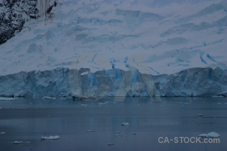 Antarctic peninsula snow gunnel channel antarctica water.