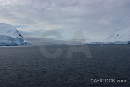 Antarctica cloud ice snow sea.