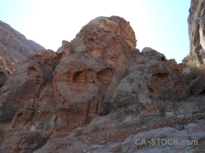 Archaeological sky nabataeans carving ancient.