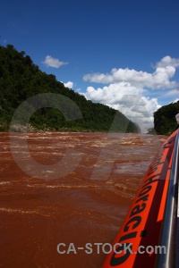Argentina iguazu falls unesco cloud water.
