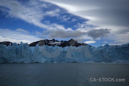 Argentina lake argentino mountain glacier cloud.