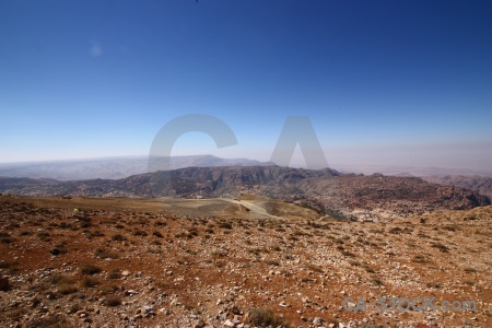 Asia landscape desert sky mountain.