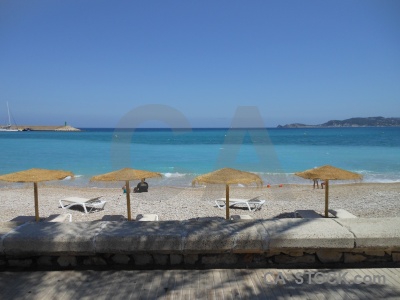 Beach javea sky europe spain.