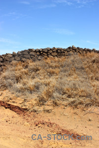 Blue brown landscape desert.