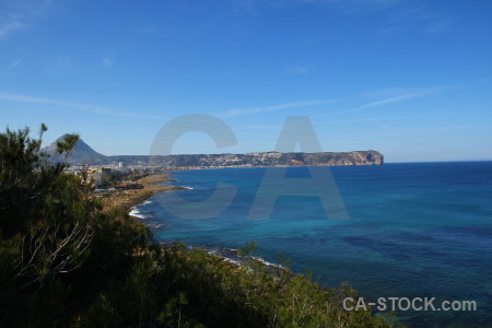 Blue europe sea sky javea.