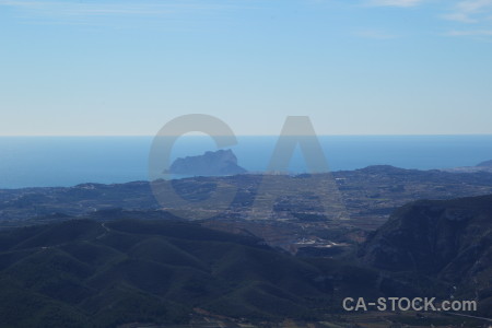 Blue javea spain europe sky.