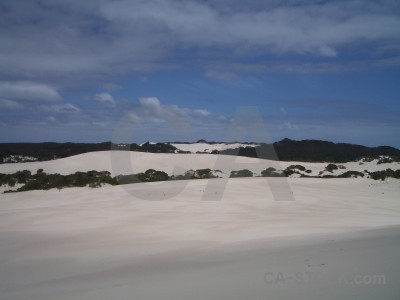 Blue landscape coast.