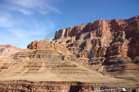Blue mountain landscape rock desert.