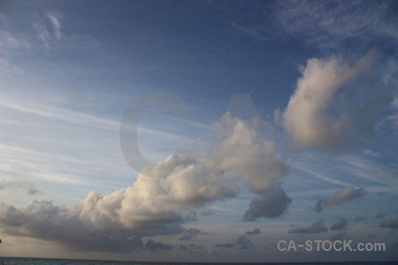 Blue sky cloud.