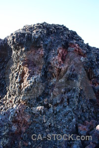 Blue white volcanic rock texture.