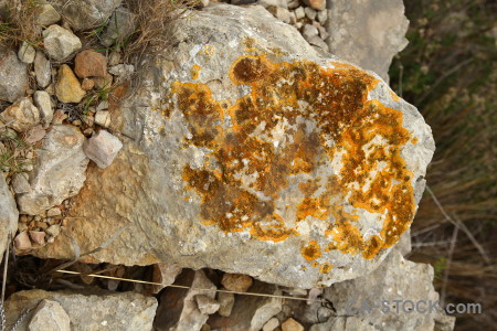 Brown texture orange rock stone.