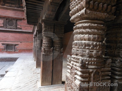 Buddhism asia hanuman pillar column.