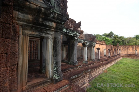 Buddhist block carving cambodia angkor.
