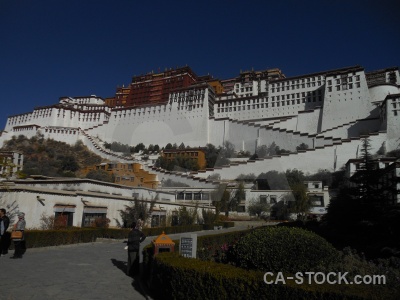 Buddhist building lhasa tibet monastery.