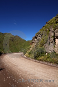 Calchaqui valley south america cuesta del obispo road rock.