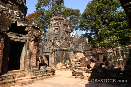 Carving khmer cambodia sky southeast asia.