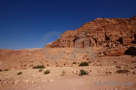 Carving middle east rock historic jordan.