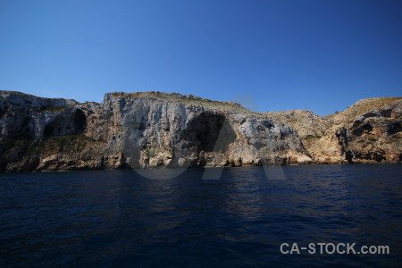 Cave spain sea europe javea.