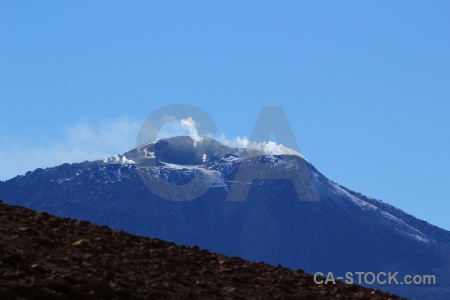 Chile atacama desert mountain smoke andes.