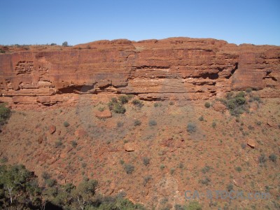 Cliff rock desert blue.