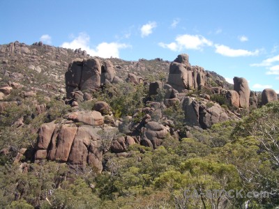 Cliff rock landscape.