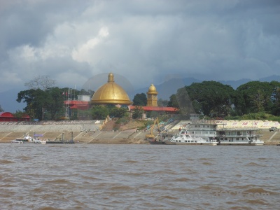 Cloud asia southeast water mekong river.