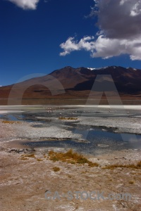 Cloud bolivia mountain water landscape.