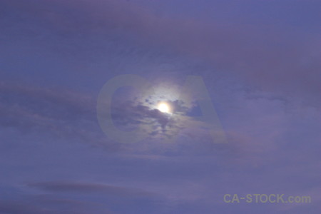 Cloud moon sky.