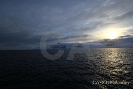 Cloud mountain day 8 sunrise antarctica cruise.