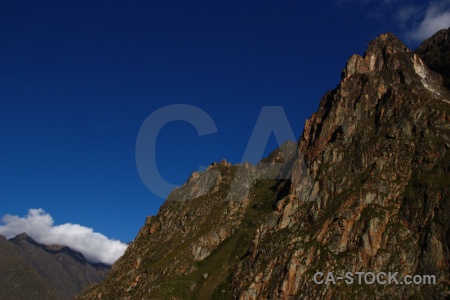Cloud mountain sky landscape inca.