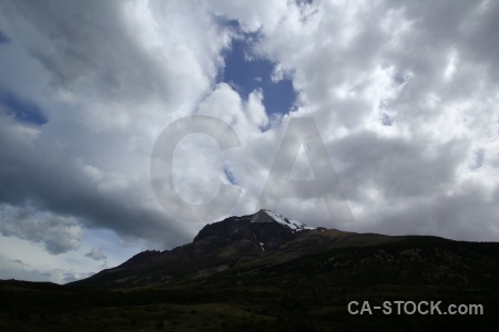 Cloud patagonia mountain sky south america.