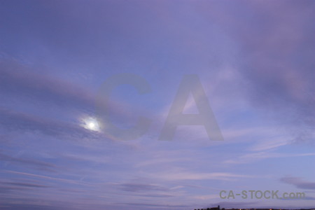 Cloud sky moon.