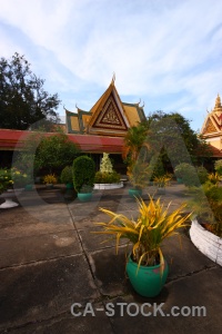 Cloud sky phnom penh royal palace asia.