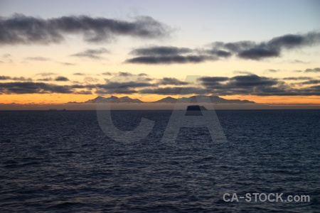 Cloud sunrise sky sunset antarctica cruise.