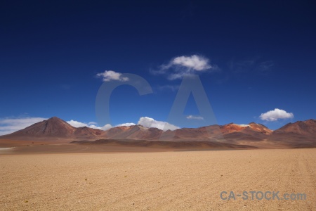 Cloud valle de dali mountain desert south america.