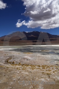 Cloud water andes bolivia landscape.
