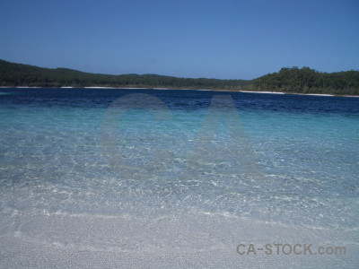 Coast blue landscape.