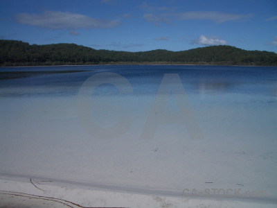 Coast blue landscape.