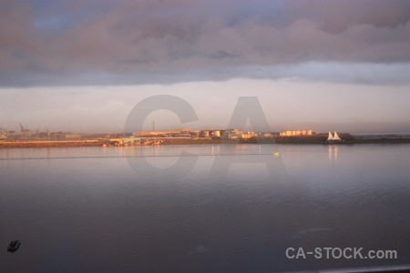 Coast landscape gray.