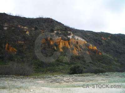 Coast landscape white.