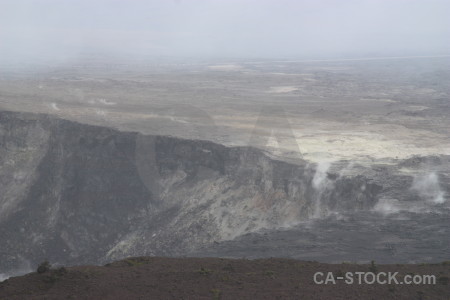 Crater gray volcanic.