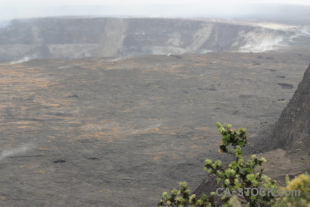 Crater gray volcanic landscape.