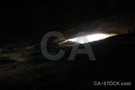 Cueva del milodon rock patagonia cave chile.