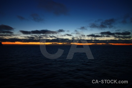 Day 5 sunset mountain antarctica cruise bellingshausen sea.