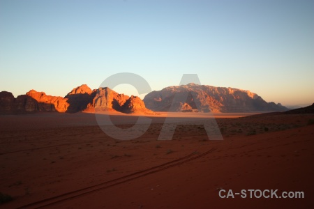 Desert cliff sky rock asia.